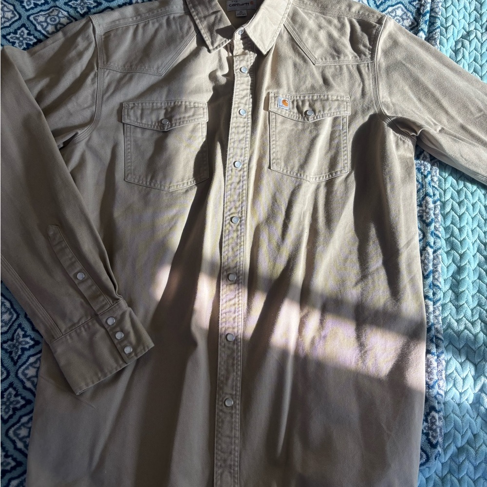 Carhartt Beige Relaxed Fit Shirt